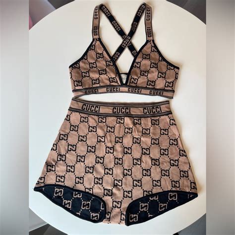 gucci bra top|Gucci knickers.